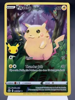 Pikachu 005/025 - Holo Rare - Celebrations Pokemon Card NM - Image 1