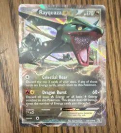 Pokemon Rayquaza EX Ultra Rare 85/124 Dragons Exalted Holo Card - Image 1