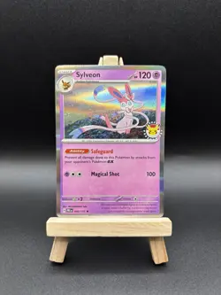 Pokemon Card Sylveon 040/131 Pokemon Day 2025 Stamped Holo Promo NM - Image 1