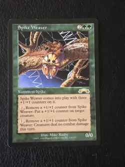 Spike Weaver X1 Exodus Ex Condition Magic Gathering - Image 1