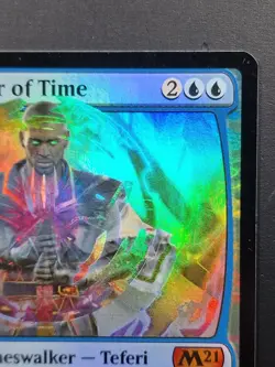 Teferi, Master of Time M21 #293 Showcase Foil Near Mint MTG Magic the Gathering - Image 3