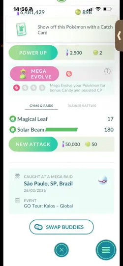 Pokemon Go Shiny Mega Victrebell ( Background) - Image 2