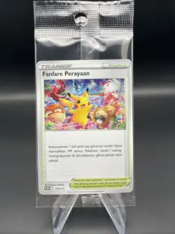 PIKACHU FANFARE PERAYAAN - 374/S-P - INDONESIAN SEALED POKEMON CARD PROMO PACK - Image 1