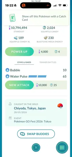 Pokemon Go Shiny Squirtle Pikachu hat - Image 2