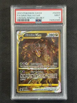 Pokemon Cards PSA 9 MINT Giratina Vstar Crown Zenith Secret Rare SWSH GG69/GG70 - Image 1