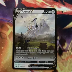 Arceus V SWSH204 Arceus Figure Collection Black Star Promo Pokemon TCG PSA 9 - Image 1