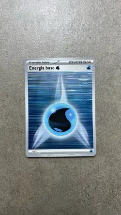 ENERGIA BASE ACQUA SVE 019 - POKEMON LUCE NERA / FUOCO BIANCO ITA 2025 NM HOLO - Image 1