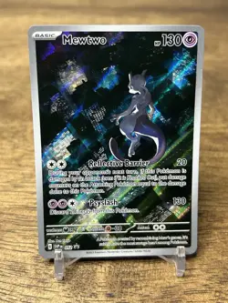 Pokemon TCG 151 UPC Promo Set Mew EX 053 Sealed, Mewtwo 052, Metal Mew 205 NM - Image 5