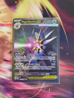 Mega Starmie ex 118/088 me03: Perfect Order Holo Pokemon SIR Illustration Rare - Image 1