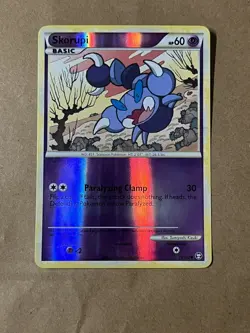 Skorupi 76/102 Triumphant Reverse Holo LP Pokemon TCG - Image 1