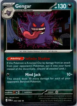 Gengar 050/088 Rare Perfect Order Pokemon Holo Near Mint - Image 1