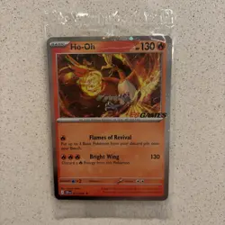 Pokemon TCG Ho-Oh EB Games Stamped Promo 010/086 Chaos Rising (SEALED!) - Image 1