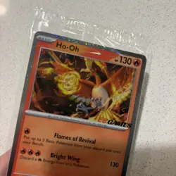 Pokemon TCG Ho-Oh EB Games Stamped Promo 010/086 Chaos Rising (SEALED!) - Image 3