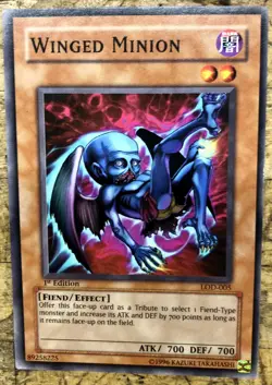 Yu-Gi-Oh! Winged Minion LOD-005 1st Edition Common - Image 1
