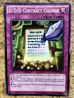 Yugioh- D/D/D Contract Change - Common - 1st Edition - DOCS-EN068 - Near Mint - Image 1