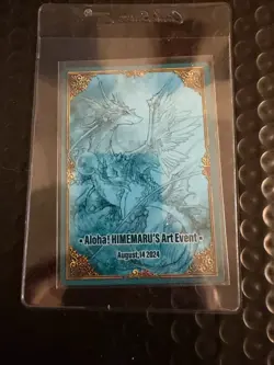 Kagemaru Himeno Pokemon Artist Event Card Himemaru 2024 Honolulu Worlds - Image 2
