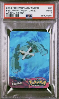 2004 Pokemon Advanced Beldum/Metang/Metagross Lenticular Action Card - Image 1