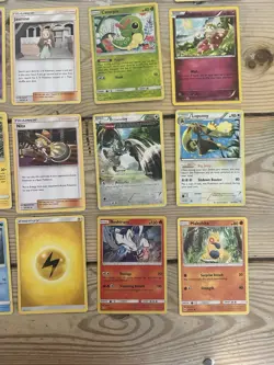 30 Pokemon Card Lot Holos Trainers Pikachu Squirtle Reshiram Mixed Set - Image 5