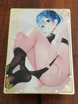 Rem - Re:Zero - Goddess Story Gold Metal LGP Card - Image 1