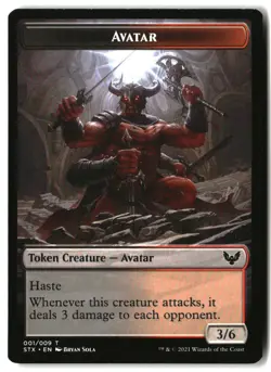 MTG Avatar Token [STX - 1] LP 6-12 - Image 1
