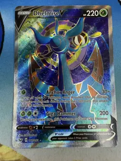 Dhelmise V 187/202 Sword & Shield Base Ultra Rare Full Art Pokemon Card - Image 1