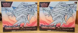 Pokemon TCG Chaos Rising Pokemon Center Elite Trainer Box ETB Factory Sealed x2 - Image 1