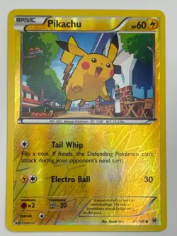 Pikachu 20/108 NM/M C Roaring Skies Pokemon Reverse Holo - Image 1