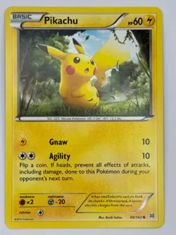 Pikachu 48/162 NM/M C BREAKthrough Pokemon - Image 1