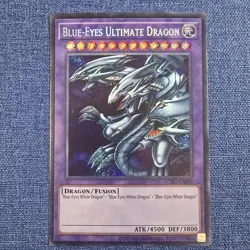Yugioh Blue-Eyes Ultimate Dragon LCKC-EN057 - Secret Rare - Unlimited Edition LP - Image 1