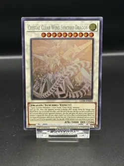 Crystal Clear Wing Synchro Dragon (Ghost Rare) LED8-EN005 Legendary Duelists - Image 1