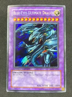 Yu-Gi-Oh! Blue-Eyes Ultimate Dragon JMP-EN005 Shonen Jump Promo Secret Rare MP - Image 1