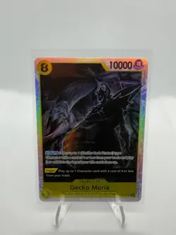 Gecko Moria OP14-104 Super Rare The Azure Sea's Seven One Piece Near Mint - Image 1