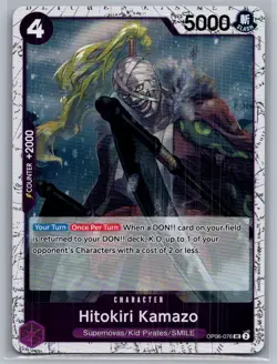 Hitokiri Kamazo (Pirate Foil) OP06-076 Premium Booster The Best Vol. 2 One Piece - Image 1