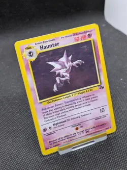 Haunter 6/62 Holo Fossil Set Pokemon Card WOTC Played - Image 2