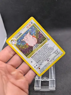 Clefable 1/64 Holo Jungle Set Pokemon Card WOTC Played - Image 2
