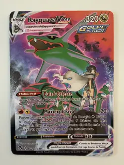 Rayquaza VMAX TG20/TG30 Secret Rare Silver Tempest Trainer Gallery Pokemon Card - Image 1