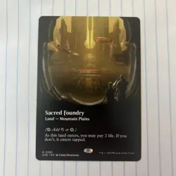 Sacred Foundry (Borderless) Edge of Eternities Regular NM MTG - Image 1