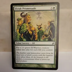 Magic The Gathering LORWYN ELVISH PROMENADE# 208/301 green card MTG-MP - Image 1