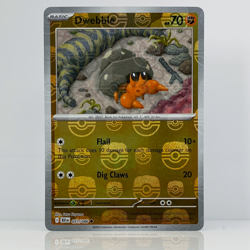 DWEBBLE - 051/086 - Black Bolt - Master Ball - Pokemon TCG - Image 1
