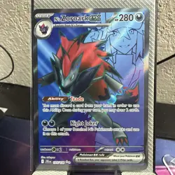 Pokemon N's Zoroark EX Sv09 Journey Together Ultra Rare Holo 175/159 280 HP - Image 1