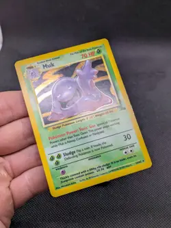 Muk 13/62 Fossil Set Holo Rare Pokemon WOTC LP/Played - Image 3
