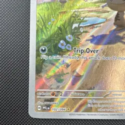 Pokemon Paldean Wooper 102/094 PFL 2025 Basic 60 HP Holo Rare English Trip Over - Image 5