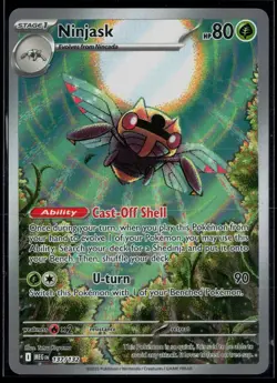 Ninjask 137/132 Mega Evolution Illustration Rare Pokemon - Image 1
