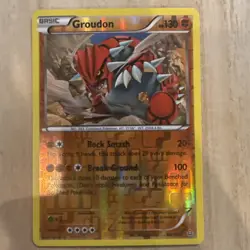 GROUDON - #84/160 Reverse Holo Rare XY Primal Clash - Pokemon TCG - Image 1