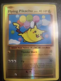 The Pokemon Company Flying Pikachu 110/108 Evolutions Secret Rare Holo Eng 40HP - Image 1