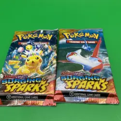 Pokemon TCG Surging Sparks Booster Pack X2 - Image 1