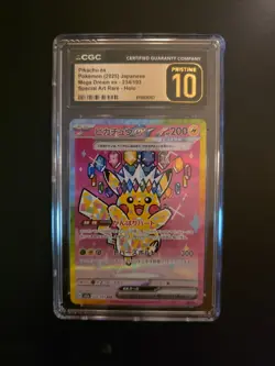 Pokemon Pikachu ex SAR 2025 234/193 CGC Pristine 10 M2a Japanese - Image 1