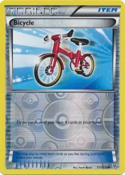 1x Bicycle | Plasma Storm | 117/135 | Uncommon | Reverse Holo | LP | Pokemon - Image 1