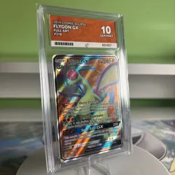 POP 4 ACE 10 Flygon GX Full Art 218/236 Cosmic Eclipse 2019 Pokemon Card - Image 3