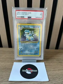 PSA 7 Blastoise 2/102 Base Set Pokemon Card MINT - Image 1